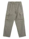Gramicci Check-pattern Cargo Pants In Neutral
