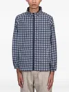 Gramicci Checkered Shell Jacket In Blue