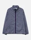 Gramicci Checkered Shell Jacket In Blue