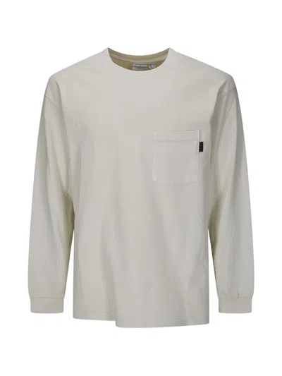 Gramicci Chest-pocket Long-sleeves T-shirt In Neutral