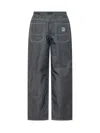Gramicci Chic Paint-ready Trousers With Adjustable Belt In Navy