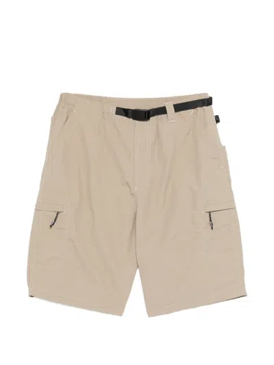 Gramicci Cliff Belted Cargo Shorts In Brown