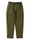 Gramicci Cliff Elasticated  Trousers In Green