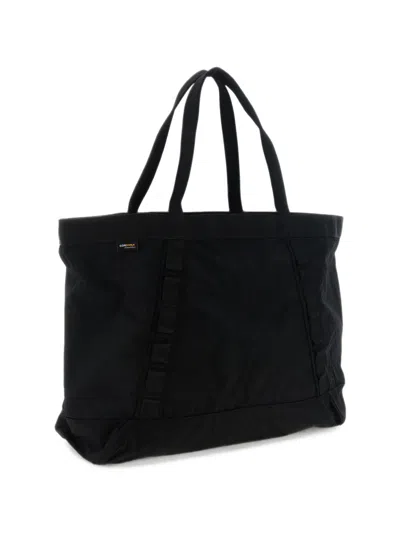 Gramicci Climbing Logo-patch Tote Bag In Black