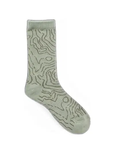 Gramicci Contour Line Socks In Transparent