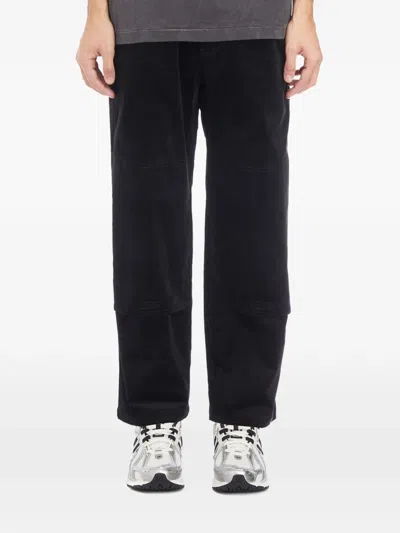 Gramicci Corduroy-effect Trousers In Black