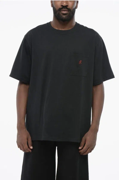Gramicci Cotton Crew-neck T-shirt With Breast Pocket