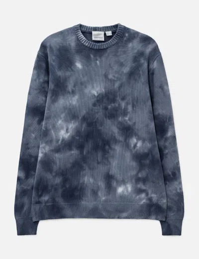 Gramicci Cotton Knit Crew In Blue