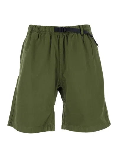 Gramicci Cotton Relaxed-fit Bermuda Shorts In Green