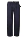 Gramicci Cotton Straight-leg Trousers In Blue