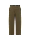 Gramicci Olive Relaxed Flat Front Pants In Green