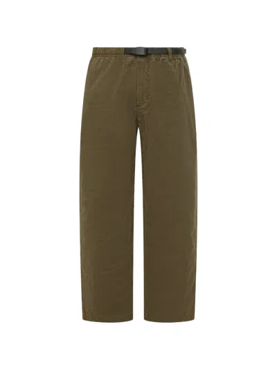 Gramicci Cotton Trousers In Green