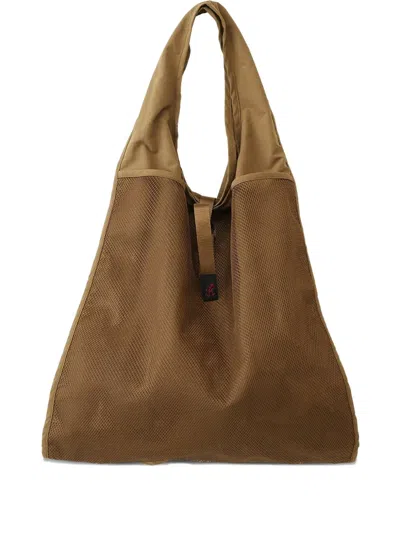Gramicci Daily Schultertasche Mit Mesh-einsatz In Braun