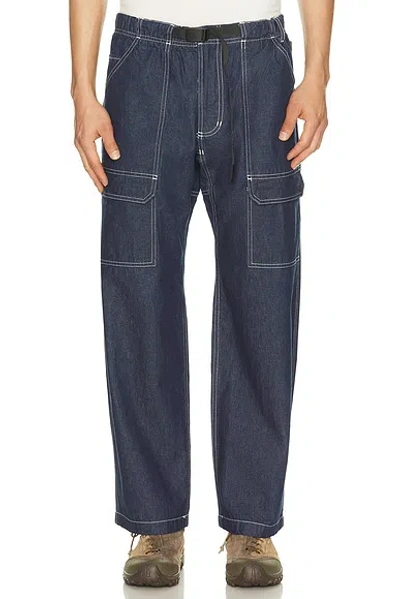 Gramicci Denim Eqt Pant In Blue