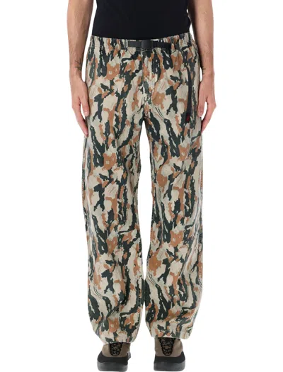 Gramicci Denim G-pant Straight Pants With Integrated Cinch Belt In Multi