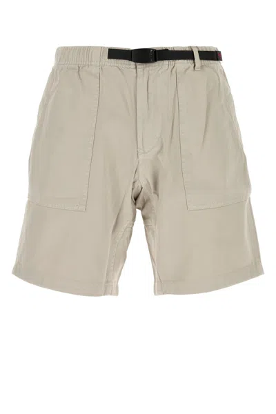 GRAMICCI DOVE GREY COTTON RIDGE BERMUDA SHORTS