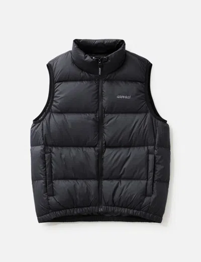 Gramicci Black Embroidered Logo Padded Jacket