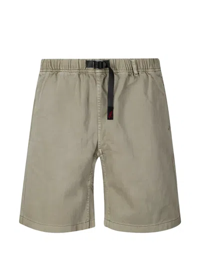 Gramicci Elastic Waist Bermuda Shorts In Neutral