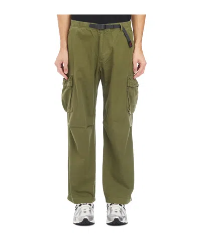 Gramicci Elastic Waist Casual Pants In Green