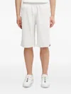 Gramicci Elasticated Logo-patch Shorts In White