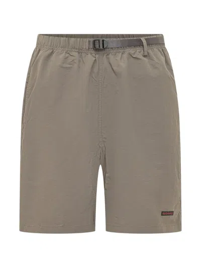 Gramicci Elasticated Waist Cargo Shorts In Brown