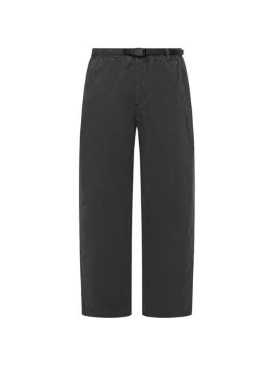 Gramicci Elasticated-waist Cotton Trousers In Gray
