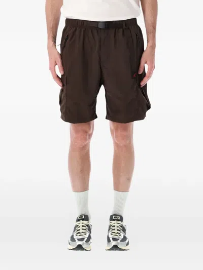 Gramicci Explorer Cargo Shorts In Brown