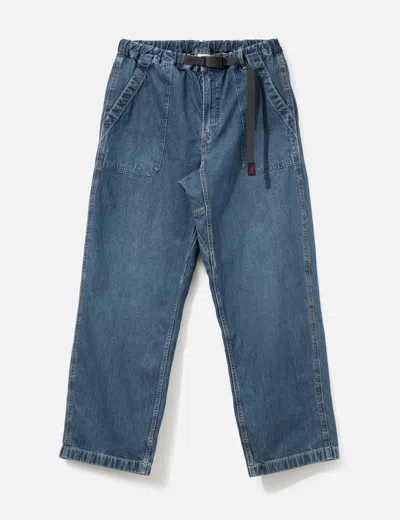 Gramicci Fatigue Denim Pant In Blue