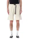 Gramicci Dove Grey Cotton Ridge Bermuda Shorts
