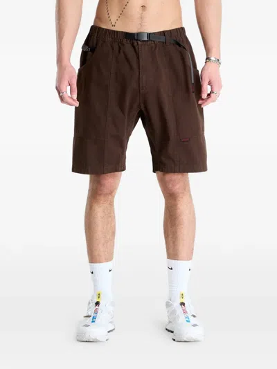 Gramicci Gadget Belted Shorts In Brown