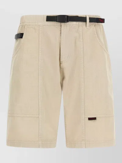 Gramicci Gadget Bermuda Shorts Belt Loops Pockets In Brown