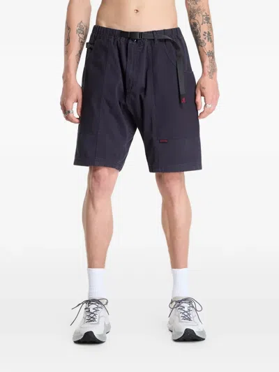 Gramicci Gadget Integrated-belt Shorts In Blue