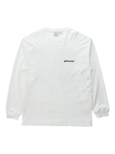 Gramicci Geared Up Long-sleeve T-shirt In White