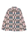 Gramicci Flannel Anthony Shirt Clothing In Pink