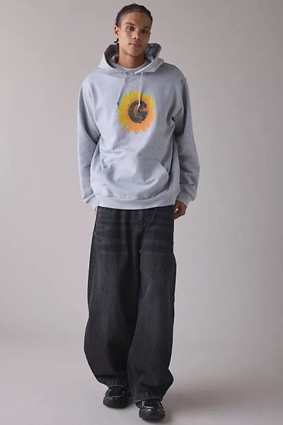 Gramicci G-flower Graphic Hoodie Sweatshirt In Grey, Men's At Urban Outfitters In Gray