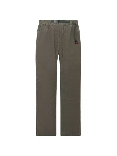 Gramicci G-pants Belted Corduroy Trousers In Gray