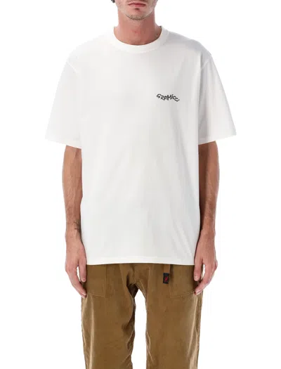 Gramicci Gecko Graphic Eco Cotton T-shirt In White
