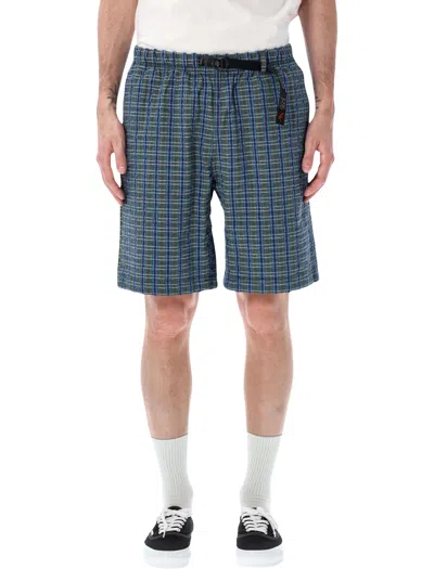 Gramicci O.g. G-short Seersucker Plaid In Multi Stripe