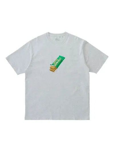 GRAMICCI GRANOLA-BAR MOTIF CREW-NECK T-SHIRT