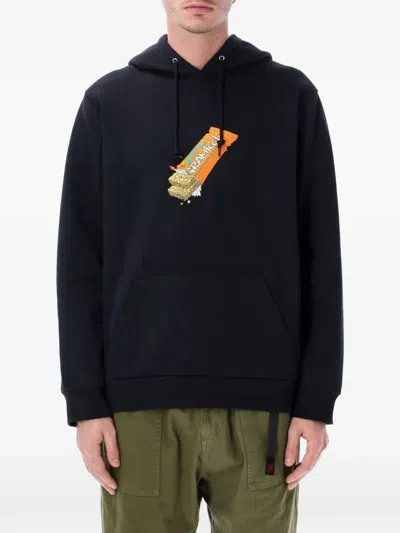 Gramicci Graphic Hoodie In Black