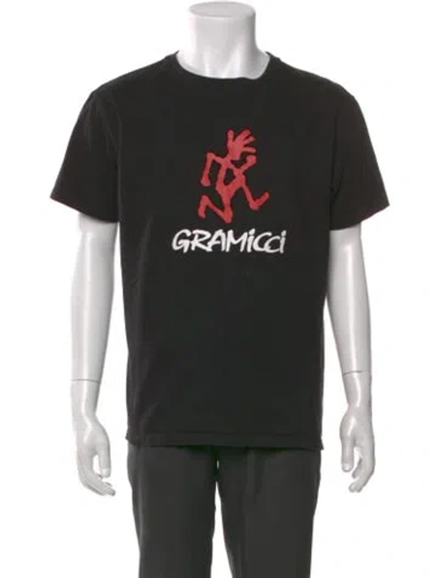 Pre-owned Gramicci Graphic Print Crew Neck T-shirt In Black