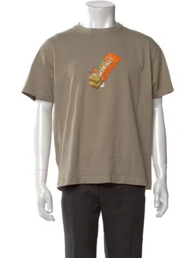 Pre-owned Gramicci Graphic Print Crew Neck T-shirt In Neutral