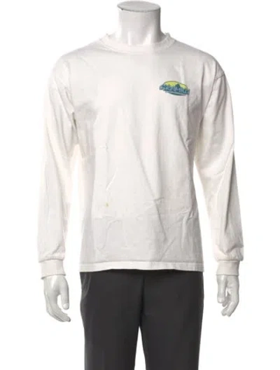 Pre-owned Gramicci Graphic Print Crew Neck T-shirt In White