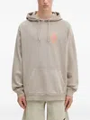 Gramicci Graphic-print Hoodie In Neutral