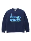 Gramicci Graphic-print Sweatshirt In Blue
