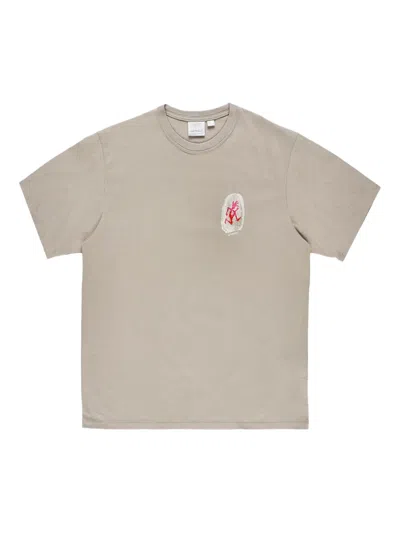Gramicci Graphic-print T-shirt In Brown