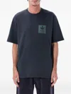 Gramicci Hemp Pigment-dyed Graphic T-shirt In Blue