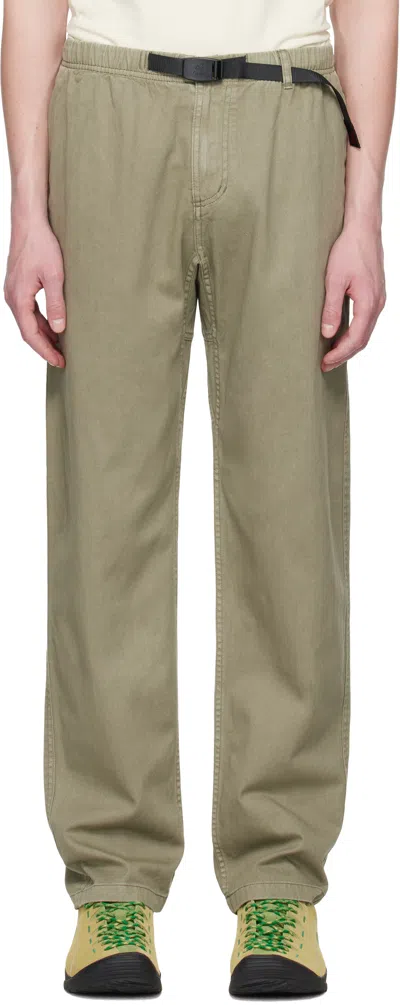 GRAMICCI GREEN 'GRAMICCI' TROUSERS