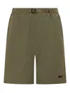 Gramicci Green Solid Shorts In Green