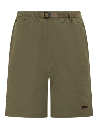 Gramicci Green Solid Shorts